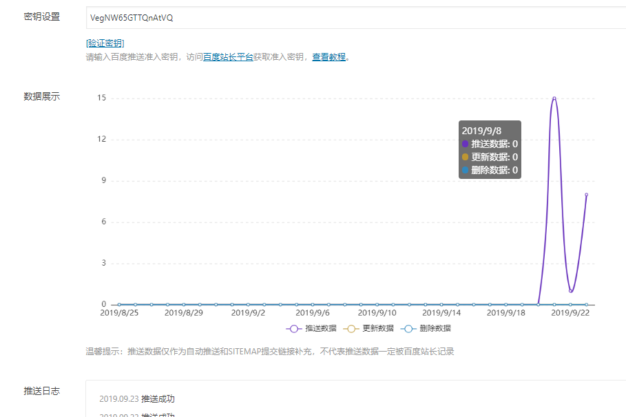 WordPress自动推送插件（百度站长链接提交）