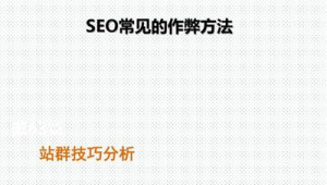 站群营销方案（站群作用）